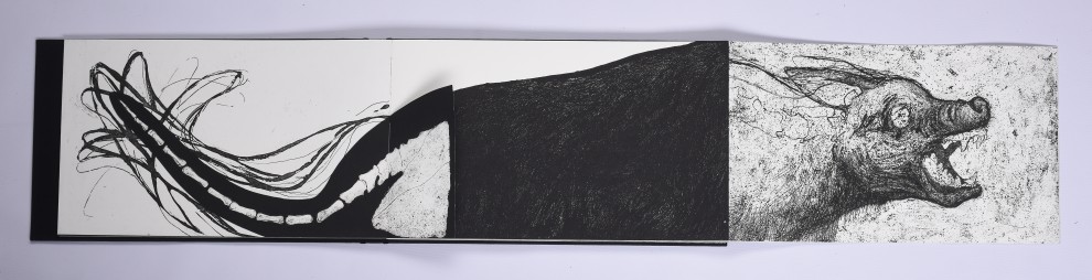 12. Gytrash, akwaforta, akwatinta, odprysk, 21,5 x 109,5